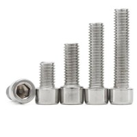 201 Stainless Steel Cylindrical Hexagon Socket Head Screw M3 10mm - 1