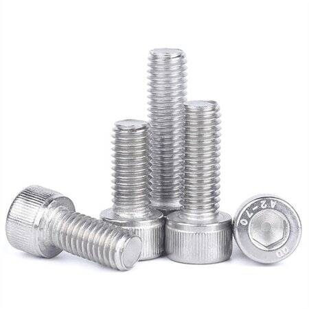 201 Stainless Steel Cylindrical Hexagon Socket Head Screw M3 14mm - 4