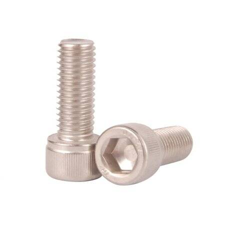 201 Stainless Steel Cylindrical Hexagon Socket Head Screw M3 16mm - 3