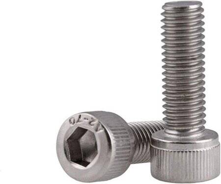 201 Stainless Steel Cylindrical Hexagon Socket Head Screw M3 5mm - 1