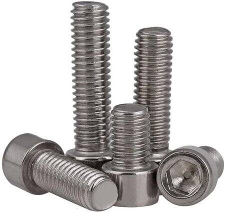 201 Stainless Steel Cylindrical Hexagon Socket Head Screw M3 8mm - 1