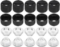 20mm LED Lamp Bead Lens 90 Degrees With Black Flat Mouth Lampshade (Apply to 1W 3W 5W RGB LED) - 1