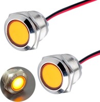 22-28V 8mm Yellow LED Indicator Light With 20cm Cable - 1