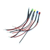 220V 5mm Yellow LED Indicator Light With 20cm Cable - 3