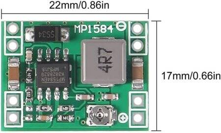 24V-12V-9V To 5V Fixed Output 3A Power Step-Down Adjustable Module - 5