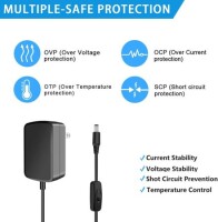 24W 12V 2A Dedicated Power Supply For Cabinet Lights With Wire - 4