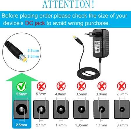 24W 12V 2A Ultra Thin Strip Power Supply - 2