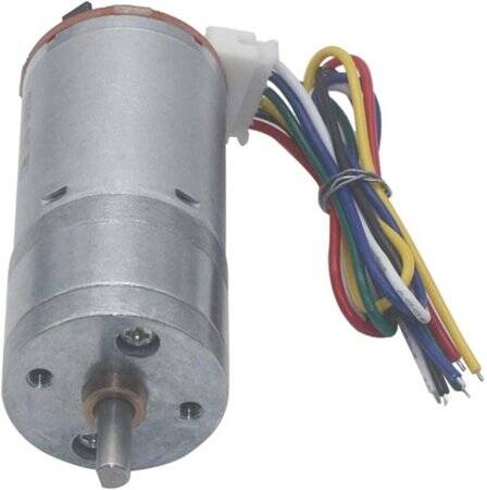 25GA-370 12V 12RPM DC Reducer Gear Motor With Encoder - 5