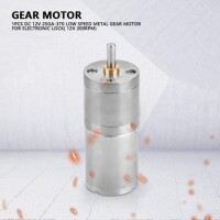 25GA-370 12V 200RPM DC Reducer Gear Motor - 5