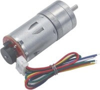 25GA-370 12V 200RPM DC Reducer Gear Motor With Encoder - 1