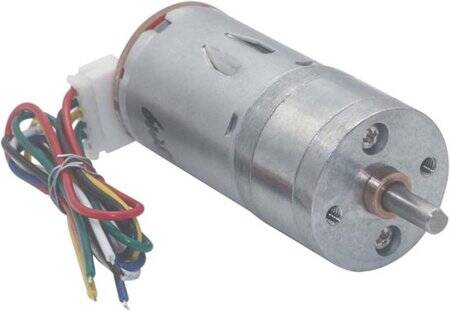 25GA-370 12V 200RPM DC Reducer Gear Motor With Encoder - 3