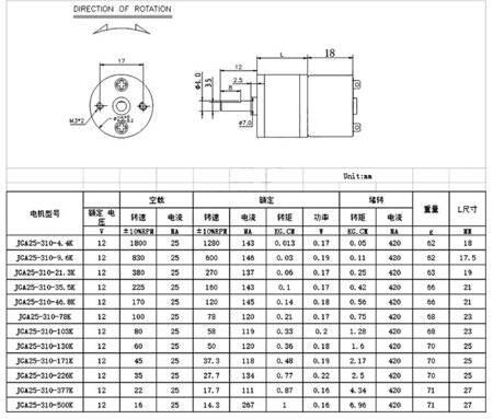 25GA310 DC12V 100RPM Deceleration Micro Motor All Metal Gear - 5