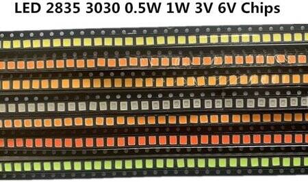 2835 0.2W SMD LED Yellow - 4