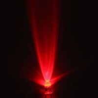 28mm Leg 3mm LED Water Clear Red+Blue CC Use 2V 20mA - 3