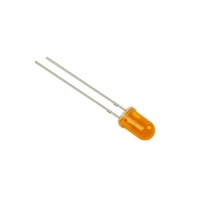 28mm Leg LED 5mm Orange Defuse Use 2V 20mA - 3