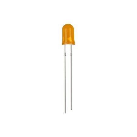 28mm Leg LED 5mm Orange Defuse Use 2V 20mA - 7