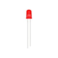 28mm Leg LED 5mm Red Defuse Use 2V 20mA - 2