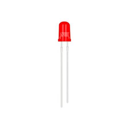 28mm Leg LED 5mm Red Defuse Use 2V 20mA - 2