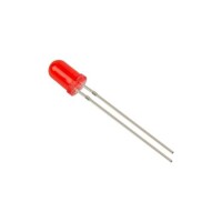 28mm Leg LED 5mm Red Defuse Use 2V 20mA - 5