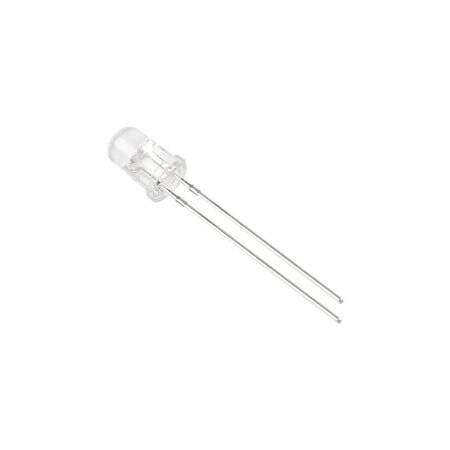 28mm Leg LED 5mm Water Clear Red Use 2V 20mA - 6