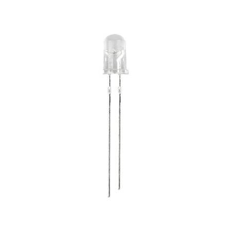 28mm Leg LED 5mm White Use 3V 20mA - 4