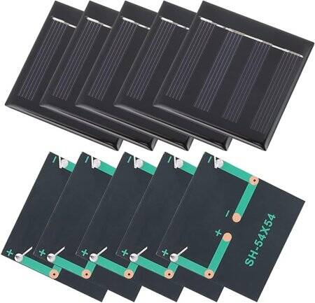 2V 100MA Polycrystalline Drop Solar Panel Size:54x54mm - 1