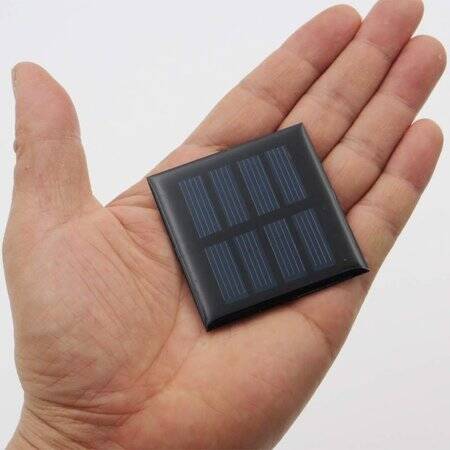 2V 100MA Polycrystalline Drop Solar Panel Size:60x604mm - 5