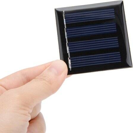 2V 80MA Polycrystalline Drop Solar Panel Size:50.5x40.5mm - 5