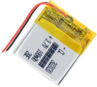 302020 100MAH 3.7V Lithium Rechargeable Battery Size: 20x20x3mm - 2