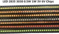 3030 0.5W 3V SMD LED Yellow - 4