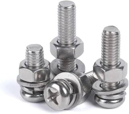 304 Stainless Steel Cross Recessed Pan Head Screw M3 12mm - 4