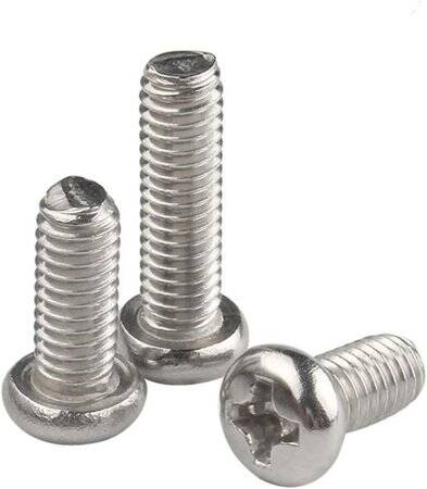 304 Stainless Steel Cross Recessed Pan Head Screw M3 16mm - 5