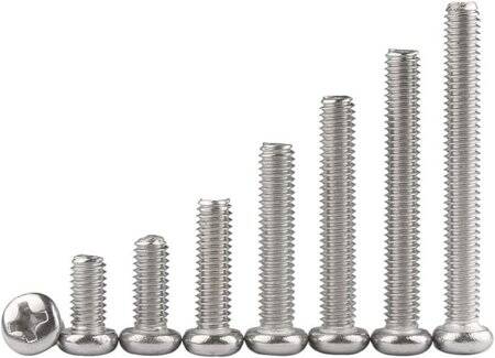 304 Stainless Steel Cross Recessed Pan Head Screw M3 18mm - 3