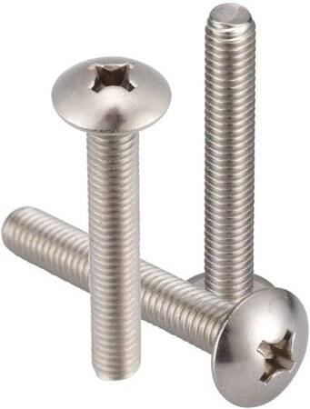 304 Stainless Steel Cross Recessed Pan Head Screw M3 5mm - 4