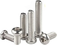 304 Stainless Steel Cross Recessed Pan Head Screw M4 5mm - 1