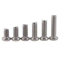 304 Stainless Steel Cross Recessed Pan Head Screw M4 6mm - 3