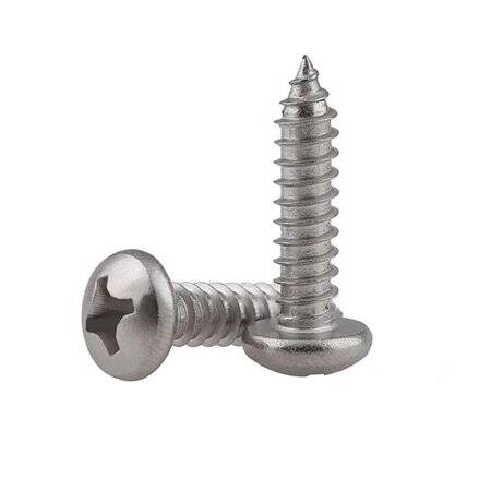 304 Stainless Steel Cross Recessed Pan Head Self-tapping screw M3 5mm - 3