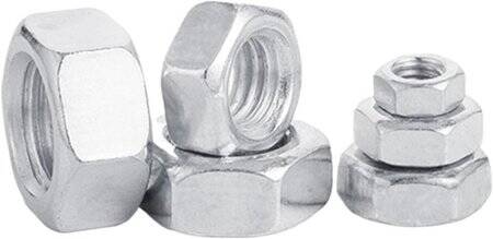 304 Stainless Steel Hexagon Nut M2-5 - 1