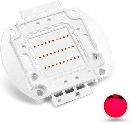 30W SMD High Power LED Bulb Plant Red - 1