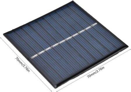 3V 210 MA Drop Solar Panel Size:70x70mm - 2