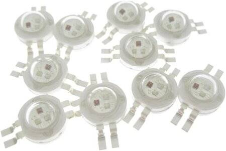 3W 4PIN SMD High Power LED Bulb RGB - 4