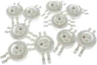 3W 4PIN SMD High Power LED Bulb White+Warm White - 4