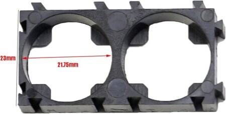 3x 21700 Battery Holder With 21.75mm Bore Diameter - 4