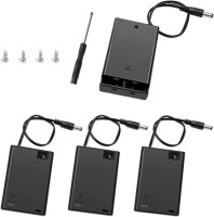 3x LR20 Battery Holder Box With Switch Without Cover - 1