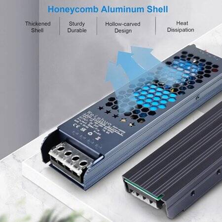 400W 24V 16.6A Ultra Thin Led Dedicated Power Supply Without Fan - 3