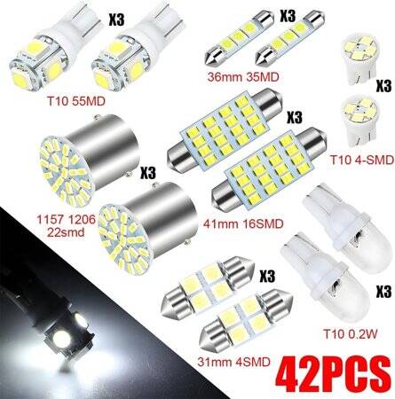 4014 0.2W SMD LED Natural White - 2