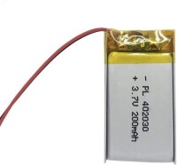 402030 200MAH 3.7V Lithium Rechargeable Battery Size: 4x20x30mm - 3