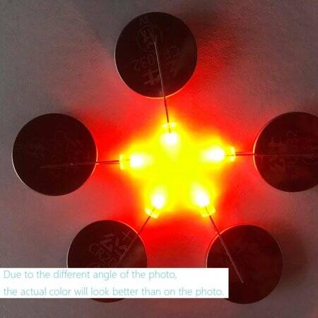 48-72V 3mm Water Clear Orange LED Indicator Light With 20cm Cable - 2