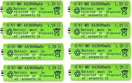 4PCS GP AA 3600MAH Ni-MH Rechargeable Battery - 4