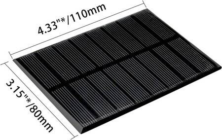 4V 260MA Glue Drop Polycrystalline Solar Panel Size:100x80mm - 3